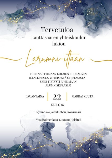 Product image of Lippu Larumni-iltaan + Larumnien elinikäinen jäsenyys