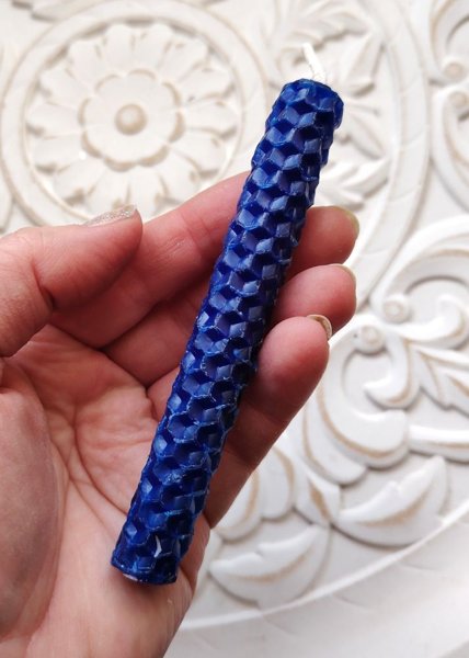 Product image of  Loitsukynttilä, sininen ohut