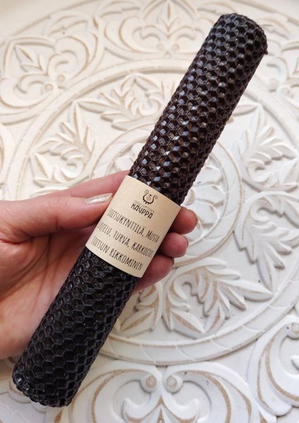 Product image of  Pitkä loitsukynttilä, musta (22 cm)