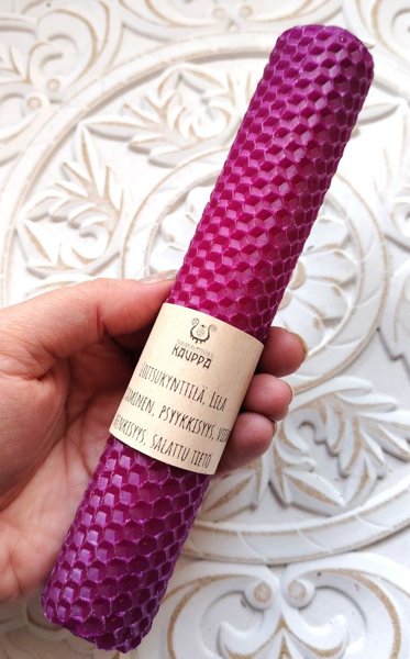 Product image of  Pitkä loitsukynttilä, violetti (19 cm)