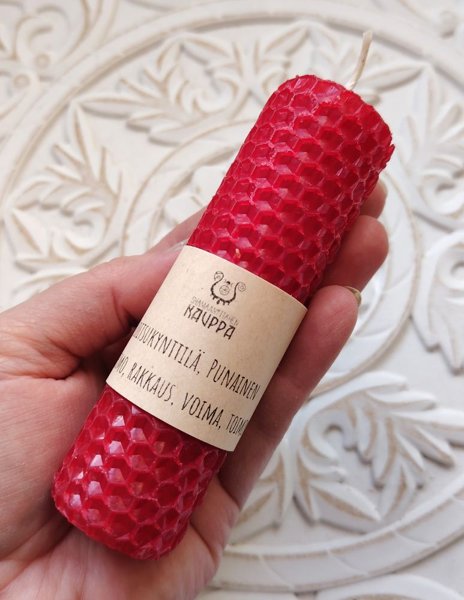 Product image of  Loitsukynttilä, punainen (11 cm)