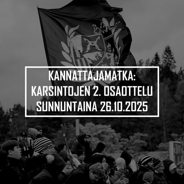 Product image of Kannattajamatka: KTP - TPS 26.10.2025 (karsintojen 2. osaottelu)