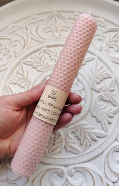 Product image of Pitkä loitsukynttilä, roosa (22 cm)