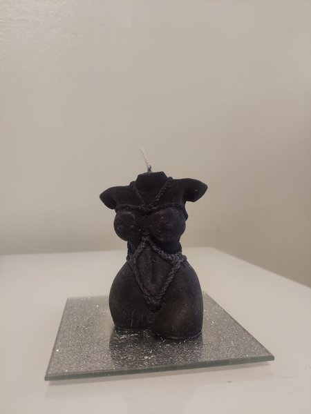 Product image of  Musta Köysileidi Bodykynttilä