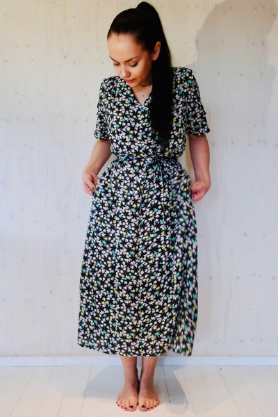 Product image of  MOLUCCELLA dress, black, white, turquoise