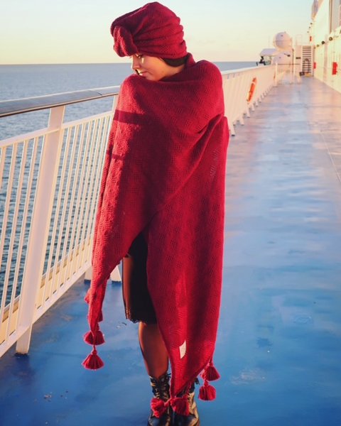 Product image of  MONARDA scarf, dark red