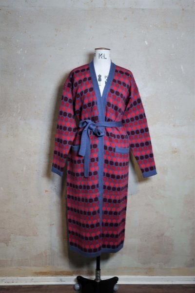 Product image of GODETIA cardigan, blue, red
