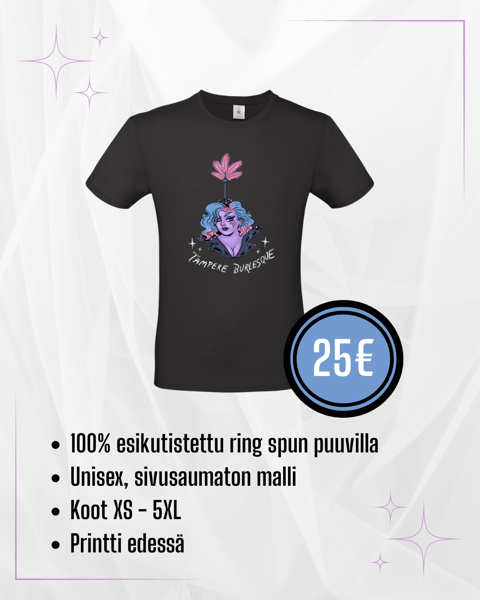 Product image of  Unisex t-paita painatuksella / ENNAKKOTILAUS