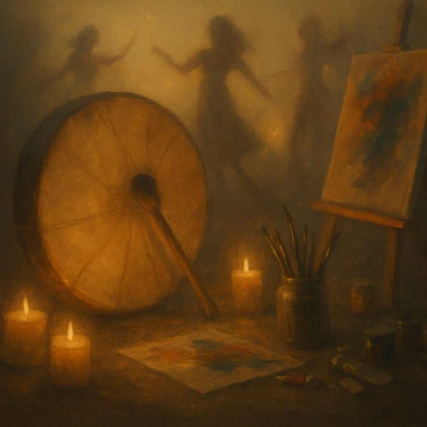 Product image of  Shamaanin matka – intuitiivinen maalausilta ti 11.11 klo:18-21