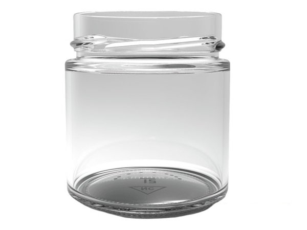 Product image of  212ml korkea lasipurkki ja kansi (250g hunajalle) 150 kpl