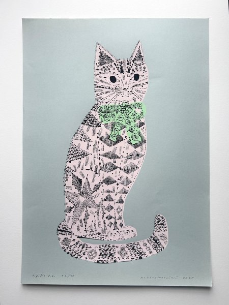 Product image of  Rusettikissa serigrafia 42/70