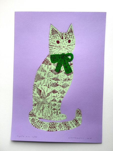 Product image of  Rusettikissa serigrafia 1/70