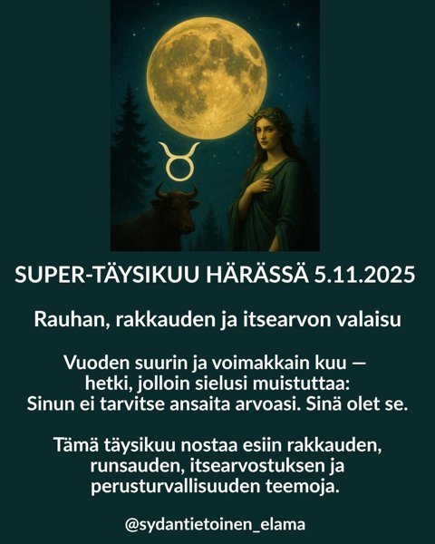 Product image of  ke 5.11. Härän täysikuun energiahoito-tallenne