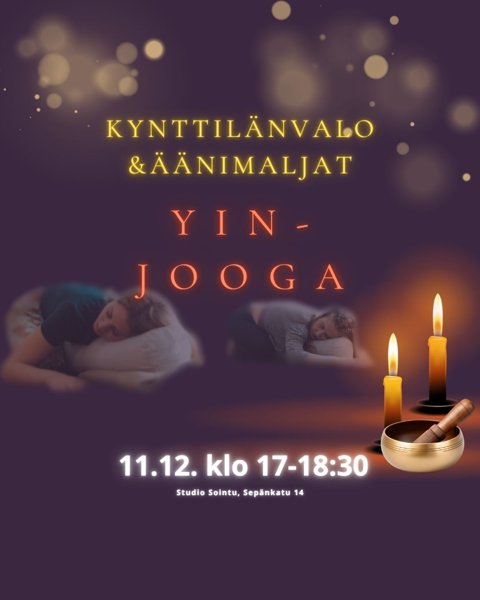 Product image of Äänimalja Yin Studio Soinnulla 11.12. klo 17-18:30