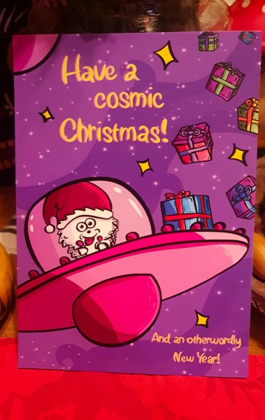 Product image of  Have a cosmic christmas -joulukortti