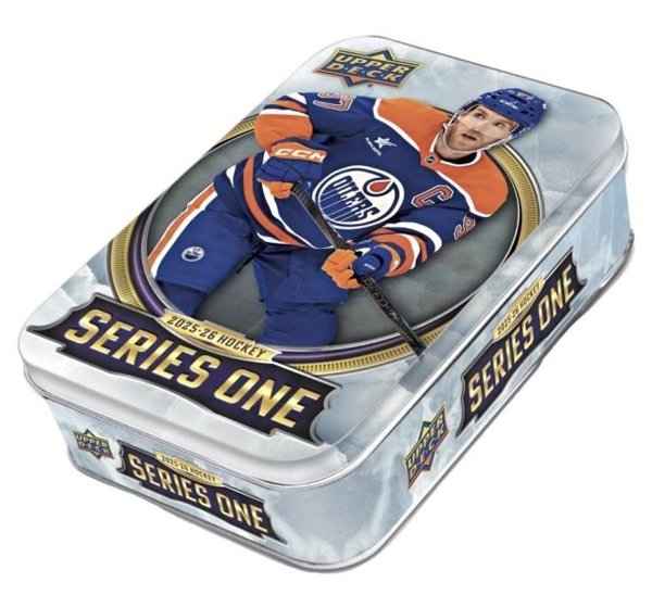 Product image of 2025/26 Upper Deck Series 1 Hockey Tin Box