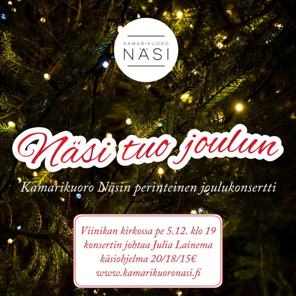Product image of  Näsi tuo joulun 5.12.2025 klo 19