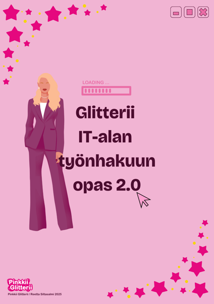 Product image of  Glitterii IT-alan työnhakuun opas 2.0