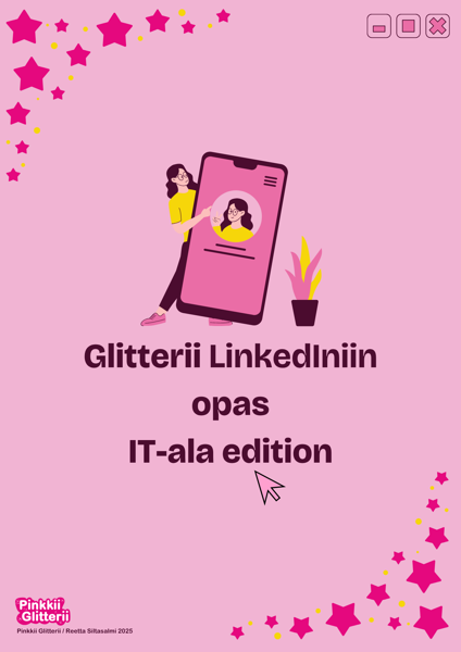 Product image of  Glitterii LinkedIniin opas IT-ala edition