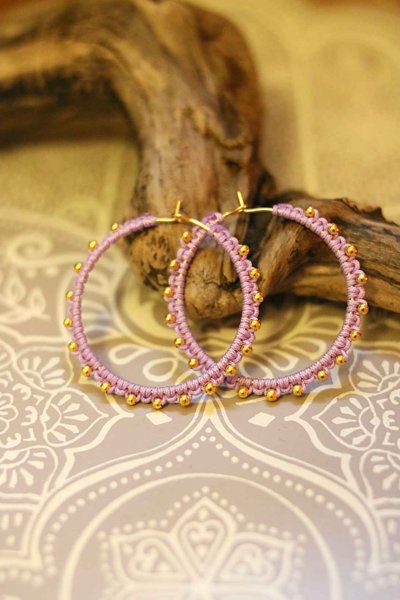 Product image of  Hely -renkaat - lila/kulta