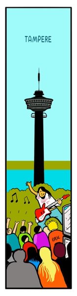 Product image of Kirjanmerkki "Tampere 2"