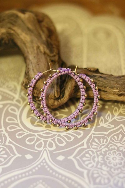 Product image of  Hely -renkaat - lila/hopea