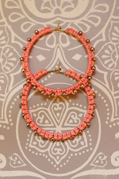 Product image of  Hely -renkaat - koralli/hopea