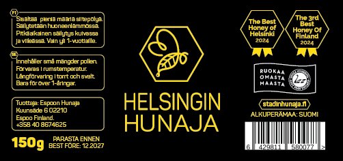 Product image of  Helsingin Hunaja 150g.