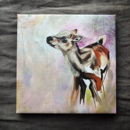 Product image of Canvas taulu "Kuukene kullakene"