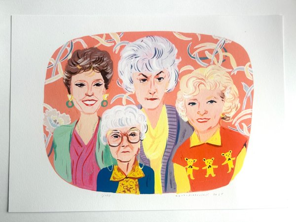 Product image of  Tyttökullat giclée print