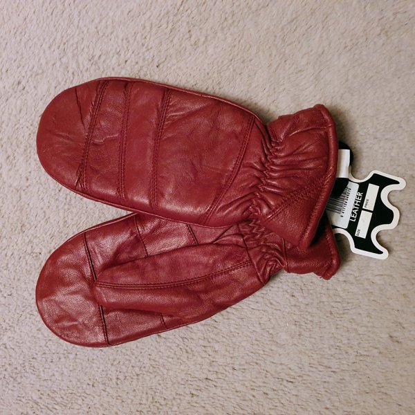 Product image of  Nahkarukkaset - Lampaannahkaa - Punaruskea - Koko 6½