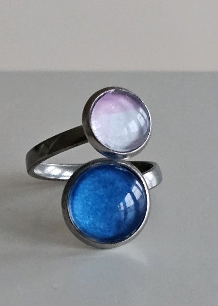 Product image of  Tuplakoristeinen sormus Kierre