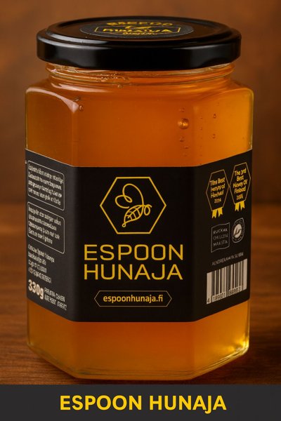 Product image of Espoon Juokseva Hunaja 330g Lasipurkissa