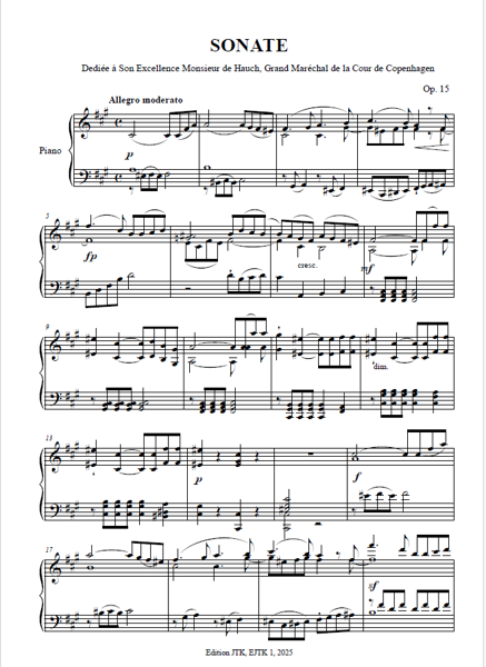 Product image of Lithander, Carl Ludvig: Piano Sonata op. 15, f sharp minor