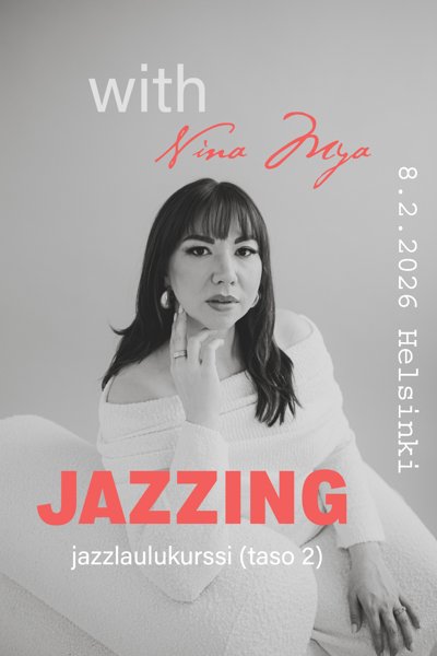 Product image of  JAZZING -jazzlaulukurssi 8.2.2026 (taso 2)
