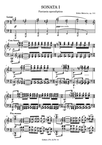 Product image of Erkki Melartin: Sonata I op. 111, Fantasia apocaliptica