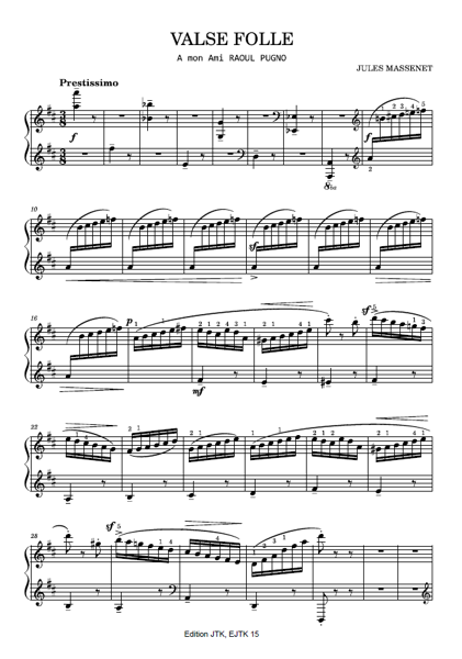 Product image of Jules Massenet: Valse folle