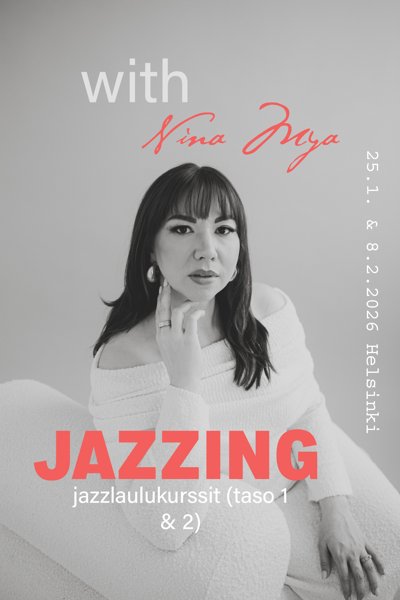 Product image of  JAZZING -jazzlaulukurssi 25.1. & 8.2.2026 (taso 1 & 2)