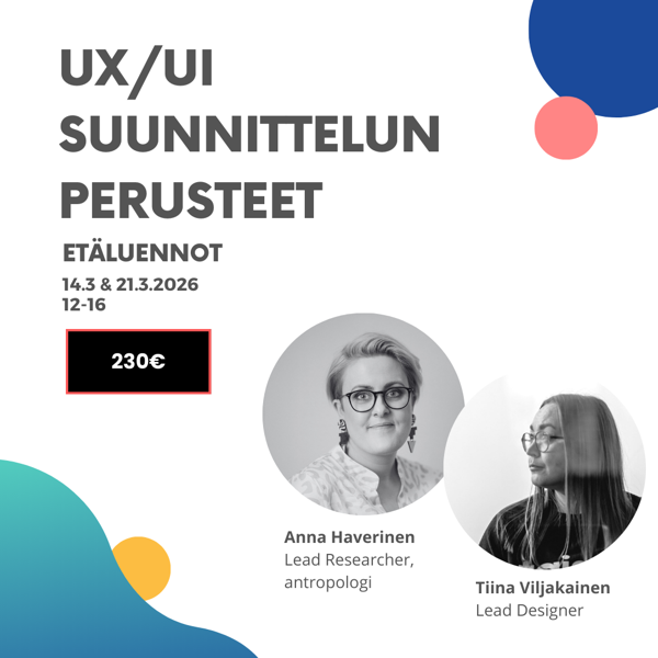 Product image of  UX/UI suunnittelun perusteet