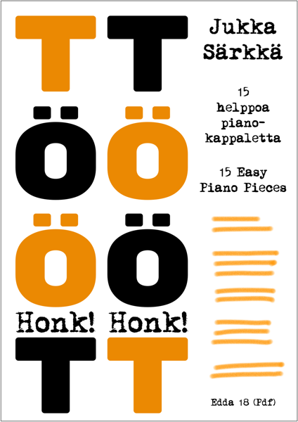 Product image of Tööt tööt - 15 helppoa pianokappaletta