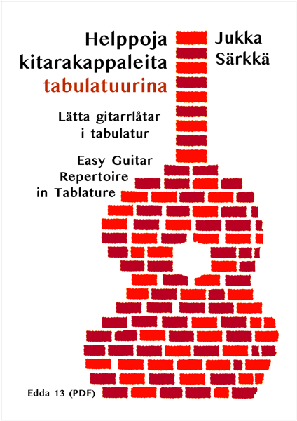 Product image of Jukka Särkkä: Helppoja kitarakappaleita tabulatuurina
