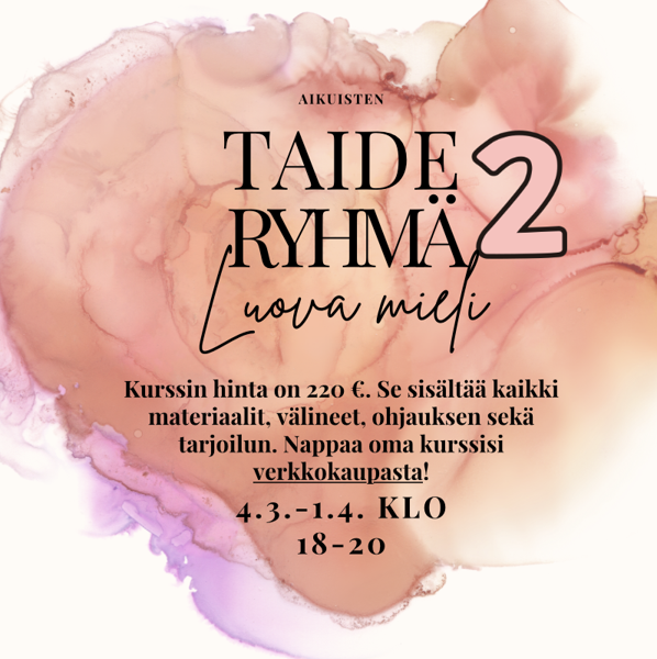 Product image of  Viiden illan Taideryhmä 2 aikuisille 11.3.-8.4.2026