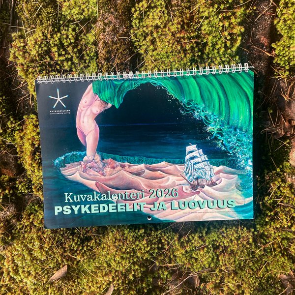 Product image of Psykedeelit ja luovuus -seinäkalenteri 2026