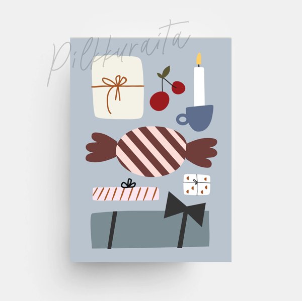 Product image of  Pilkkuraita - Namit ja paketit, A6