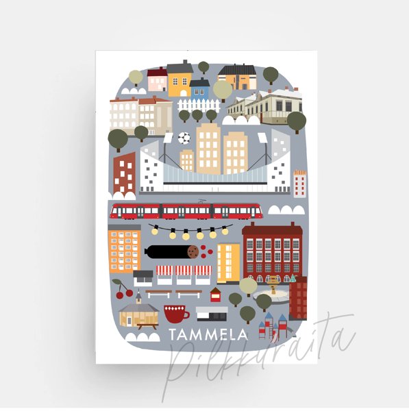 Product image of  Pilkkuraita - Tammela, A6