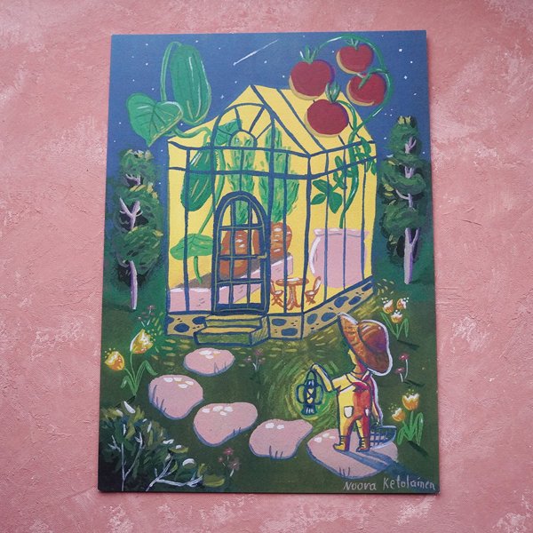 Product image of  Kasvihuoneen salaisuudet -taideprintti