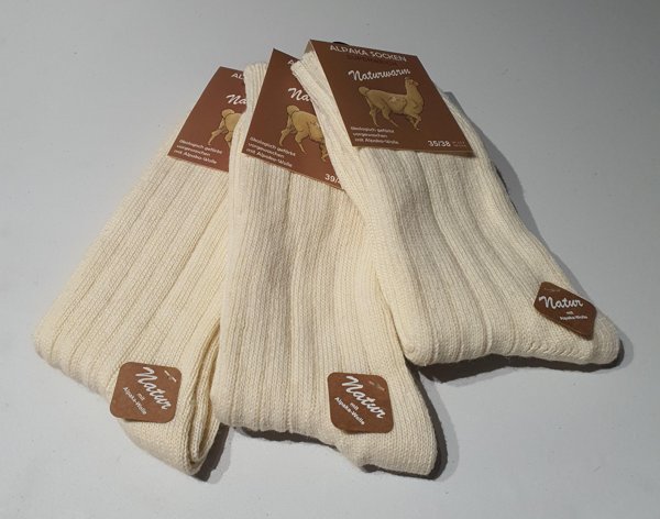 Product image of  Alpakka villasukka - Koko 35/38 - valkoinen