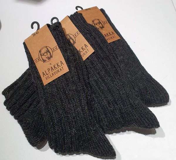 Product image of  Alpakka villasukka - Koko 44-46 - Musta