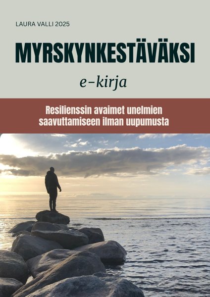 Product image of  NYT LANSEERAUKSESSA 6.12.2026 SAAKKA: Myrskynkestäväksi -e-kirja