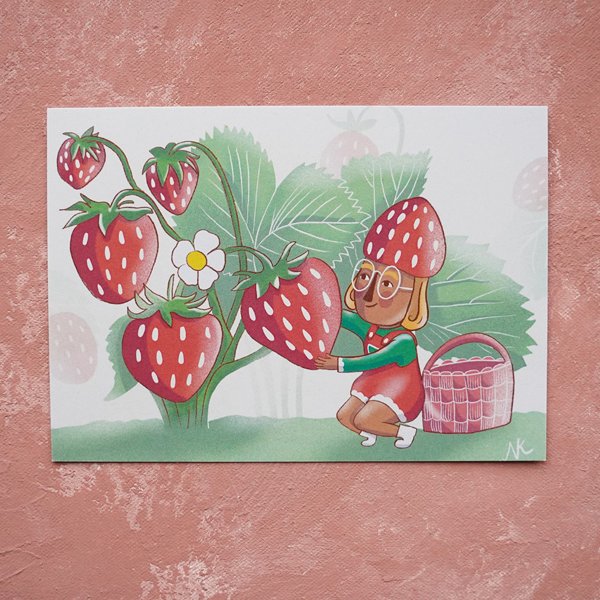 Product image of  Mansikkalapsi -postikortti